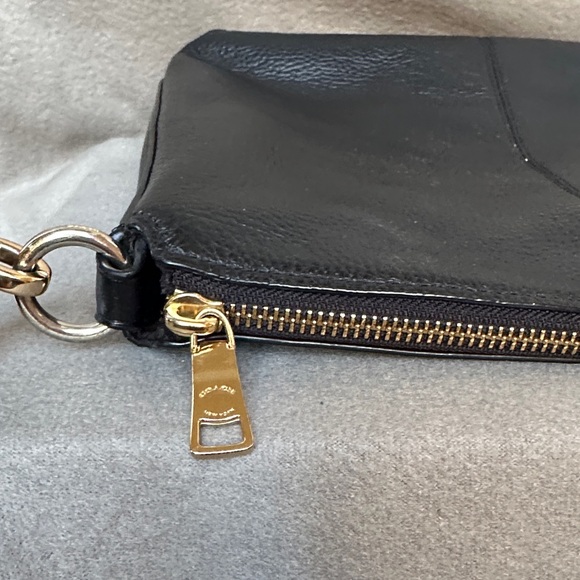 Coach Mae Black Pebbled Leather Large Crossbody File Bag - Picture 7 of 15